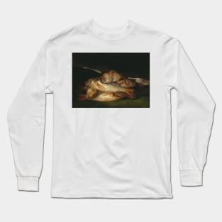 Still Life with Golden Bream by Francisco Goya Long Sleeve T-Shirt